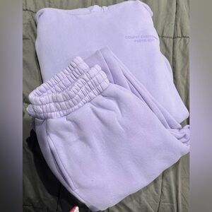 Comfrt Lavender Pastel Sweatsuit and Hoodie
